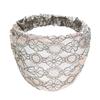 Hair Hoop Lace Hairbands Hollow Wide Side Head Wrap Fashion Mesh Flower Headband  Daily