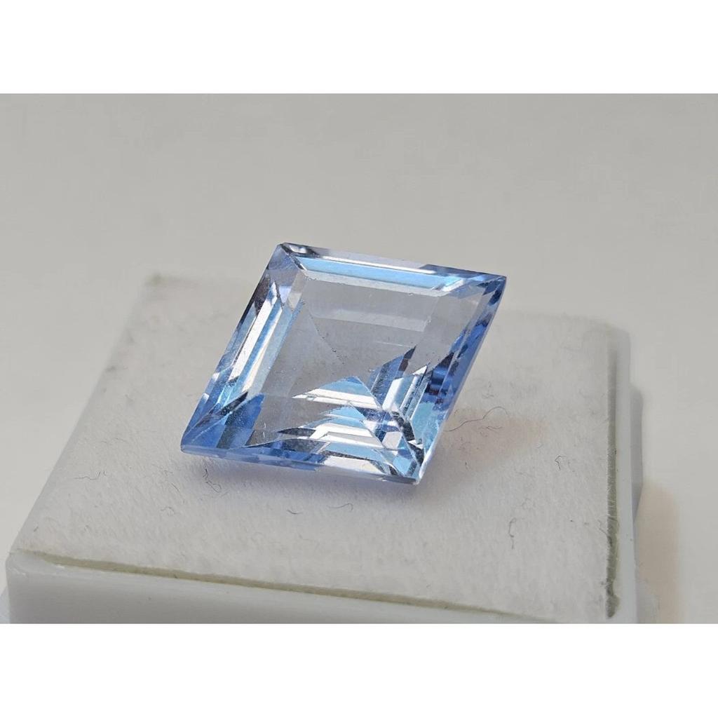 Light Blue Sapphire Natural 8+ Ct Fancy Cut Fabulous Certified Loose Gemstone