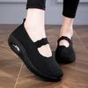 Neue atmungsaktive Damen-Freizeitschuhe aus Fliegenstrick-Mesh für Frühling und Sommer, Keilabsatz-Plateau-Luftkissenschuhe, Damenschuhe in Übergröße, Einzelne Schuhe