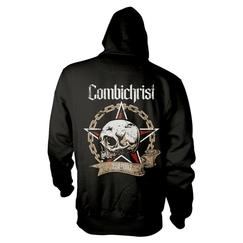 Combichrist Unisex Adult Skull Hoodie