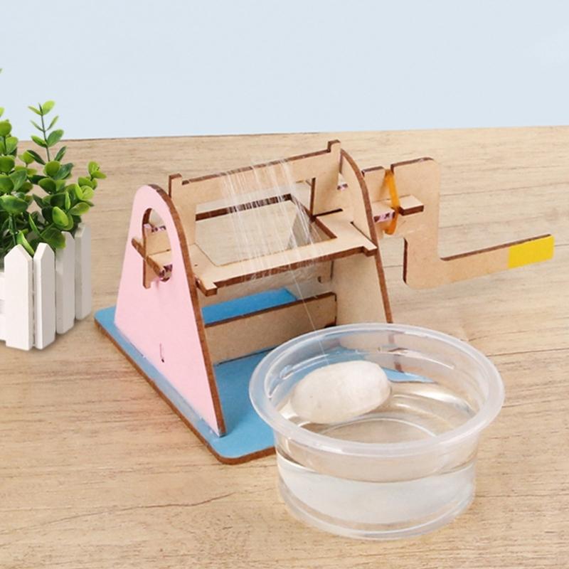 Interactive Wooden Silkworm Life Cycle Building Toy For Kids Educational Experience And Parent Child Interactive Play
