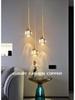 Nordic Crystal Single-Head Pendant Light for Bedroom or Dining Room