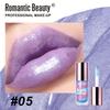Mattiertes Lippen-Glasur-Tönung Einfach zu färbender Lipgloss Feuchtigkeitsspendender Lippenbalsam Nicht haftend am Becher Schimmernder Lippenstift Make-up