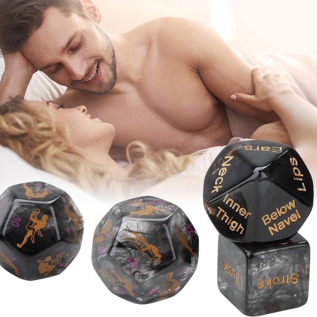 Hot Sale Couple Fun Dice Role Playing Easy to Play Anniversary Date Night Dice Toy for Hen Party Honeymoon Bachelorette Party