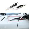 Car Body Cover Detector ABS Chrome Front Side Foliage Leaf Fender Vent Trim For Honda Civic 10th 2016 2017 2018