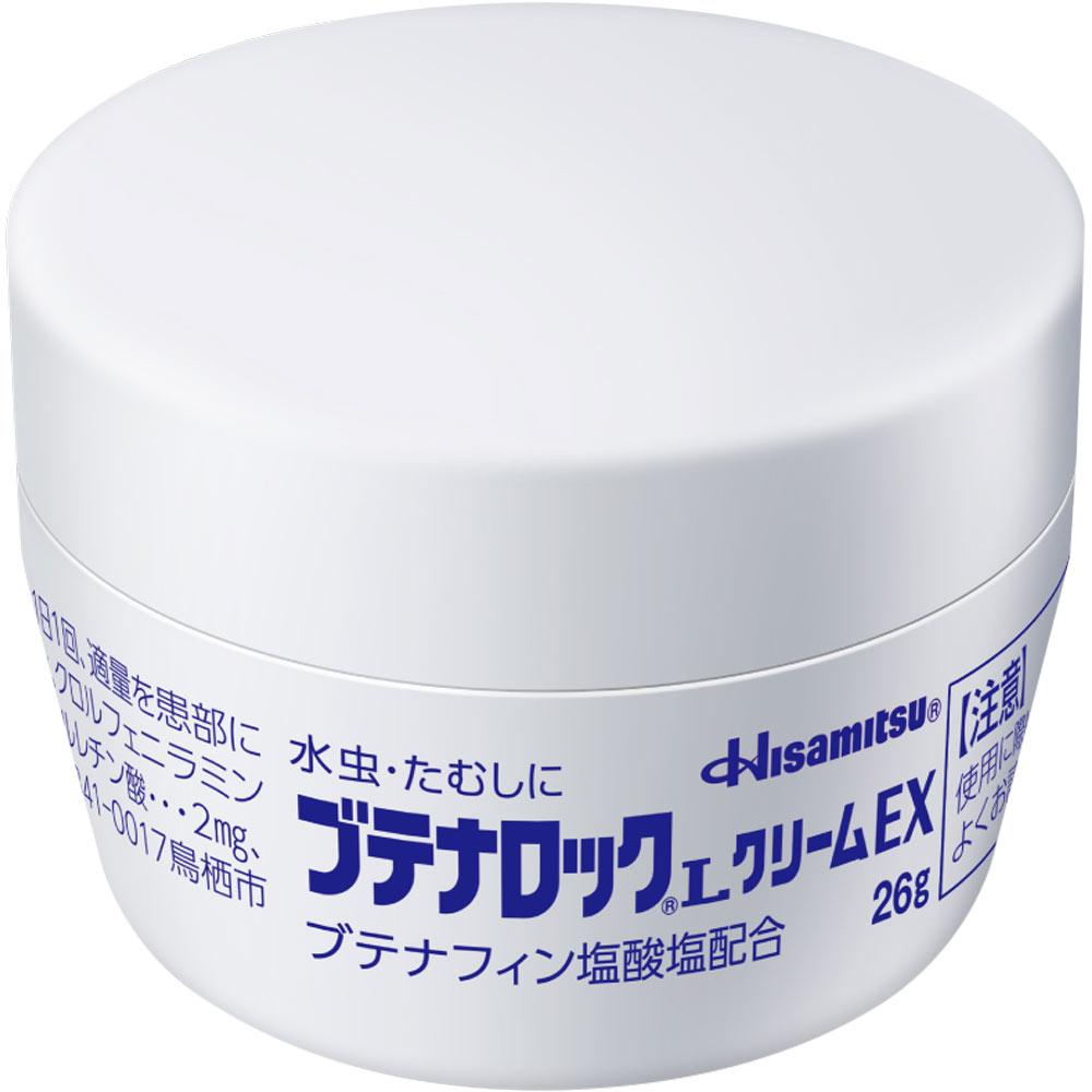 Hisamitsu Pharmaceutical Butena Rock L Cream EX 26g Athlete's Foot Medicine (Fourth Generation) Efficacy: Athlete's foot, jock itch, ringworm