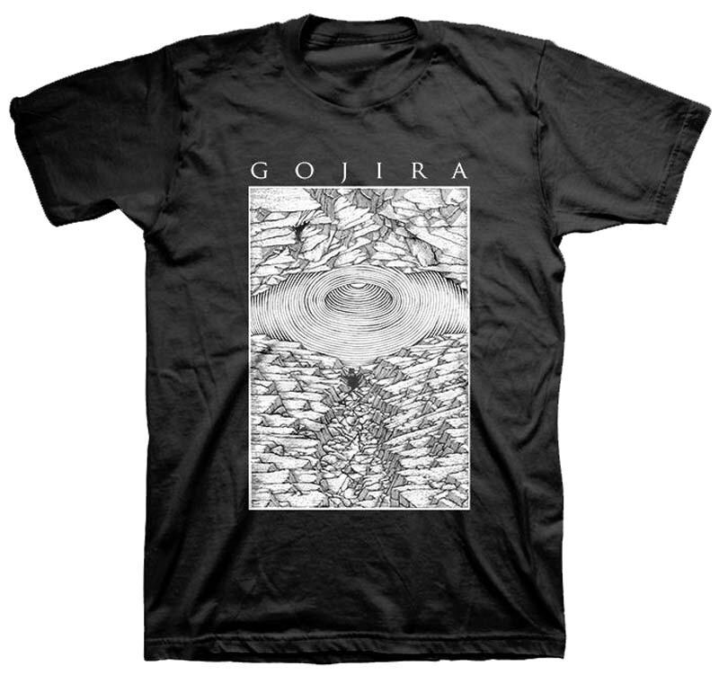 New Gojira Band Black Shooting Star Heavy Metal T-Shirt (SML-2XL) badhabitmerch S
