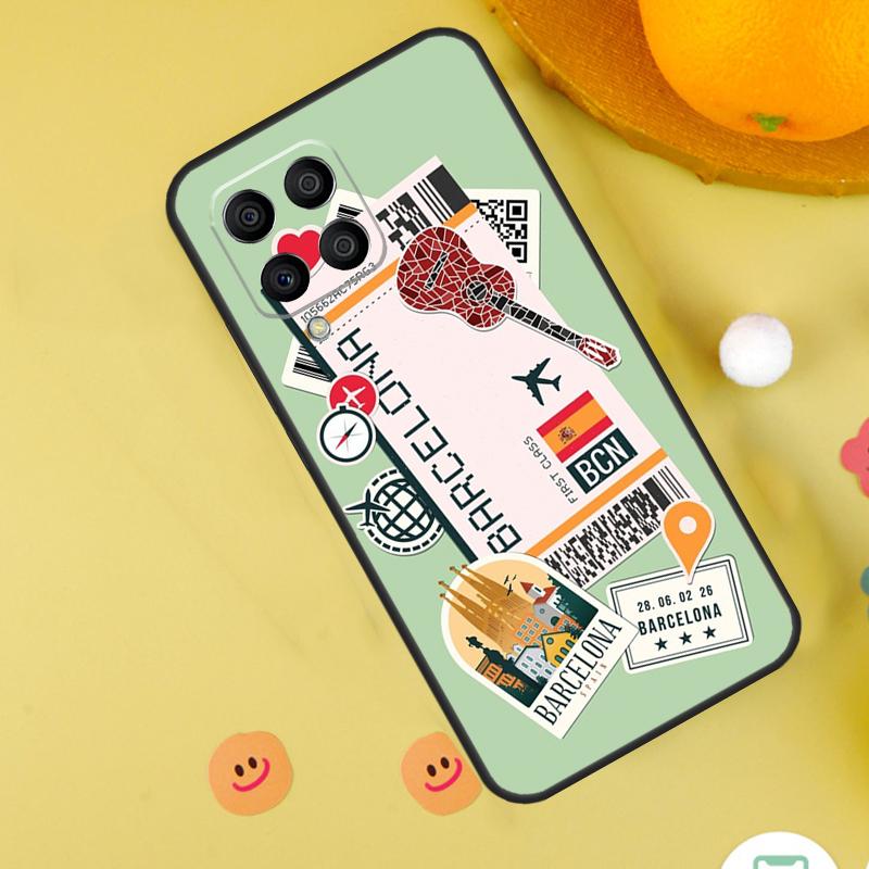 

Travel Boarding Pass Tokyo Case For Samsung Galaxy M31 M32 M12 M52 M21 M15 M55 M56 M36 M16 M06 M13 M33 M53 M14 M34 M54 Samsung M54