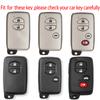 Key Fob Cover Protection For Toyota Prius Alphard Aqua Land Cruiser 200 Alpha LC 200 Prado 150 Venza Subaru Forester Keychain