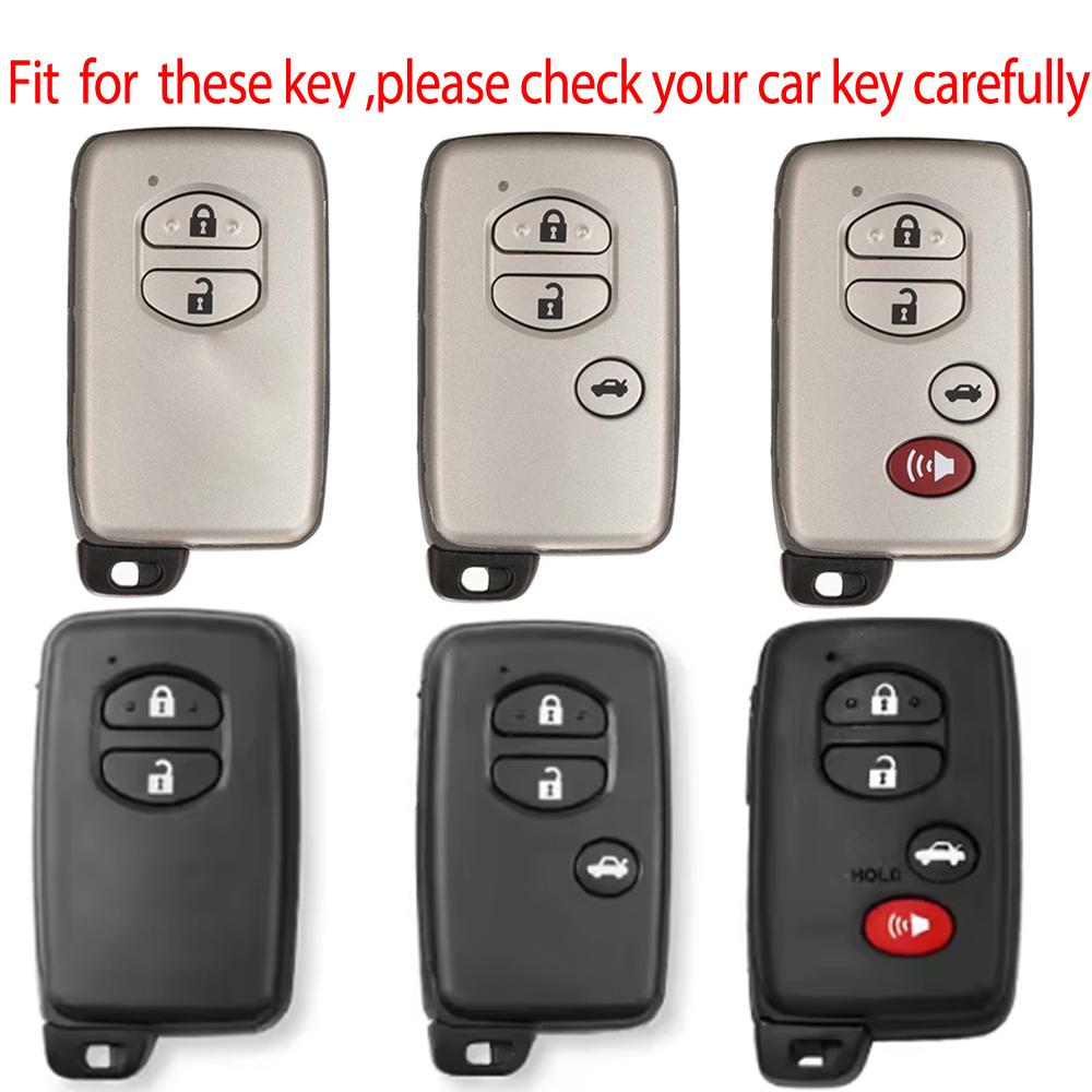 Key Fob Cover Protection For Toyota Prius Alphard Aqua Land Cruiser 200 Alpha LC 200 Prado 150 Venza Subaru Forester Keychain