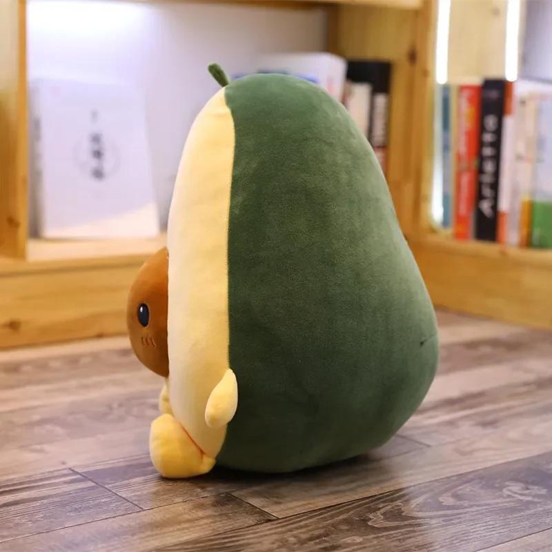 Soft Fruit Avocado Stuffed Plush Toy 25 CM Cute Doll Cushion Pillow Essential Birthday Gift for Baby Girls Children Kid Toddlers
