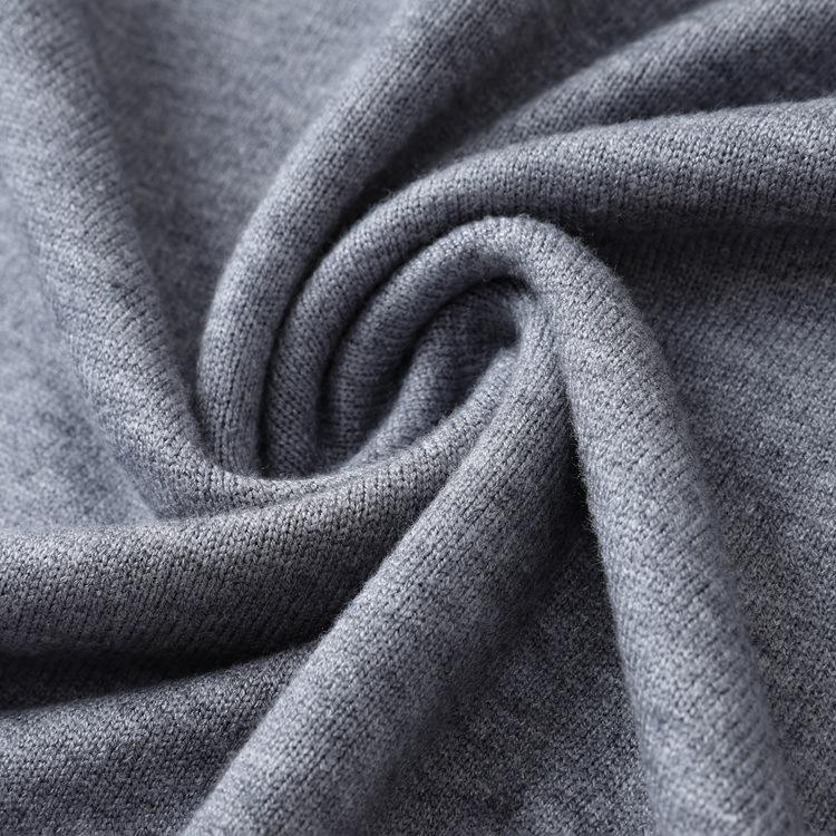 Men's Winter Thick Knit Polo Collar Sweater for Middle-Aged & Elderly