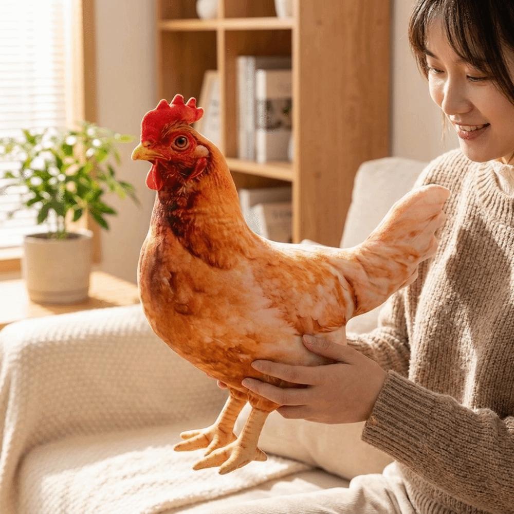 Cute Game Stuffed Doll 32 cm Rooster Plush Toy Cartoon Chicken Stuffed Toy  Kids Toy