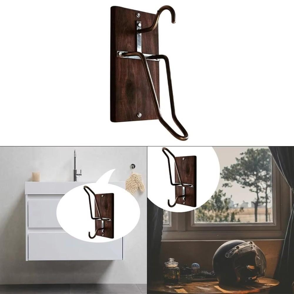 Multi-functional Wall Mount Rack with Screws Helmet Hanger Helmet Hook Various Helmets