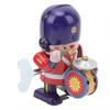 Tinplate Walking Drummer Soldier Wind Up Toy Drumming Decorative Wind Up Toy Adult Kids Collectible Gift