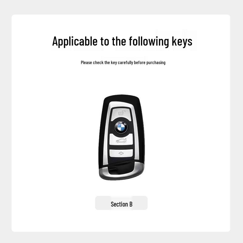 Compatible Key Case for BMW: 1, 2, 3, 4, 5, 7 Series, GT, X3, 320li, 525.