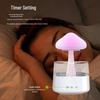 CH08 Seven-Color Rain Cloud Aroma Diffuser & Humidifier with Mushroom Lamp