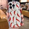 Watercolor Fresh Vegetables Garlic Ginger Case for iPhone 17 16 E 15 14 13 12 Mini 11 Pro Max 8 7 Plus Silicone Covers Funda