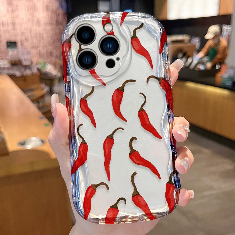 Watercolor Fresh Vegetables Garlic Ginger Case for iPhone 17 16 E 15 14 13 12 Mini 11 Pro Max 8 7 Plus Silicone Covers Funda