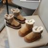 snow boots for girls  winter short boots for kids thickened warm casual cotton shoes