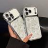 Large Window for Apple 11 Mobile Phone Case Electroplating Epoxy White Three-dimensional Flower Butterfly iPhone11promax High