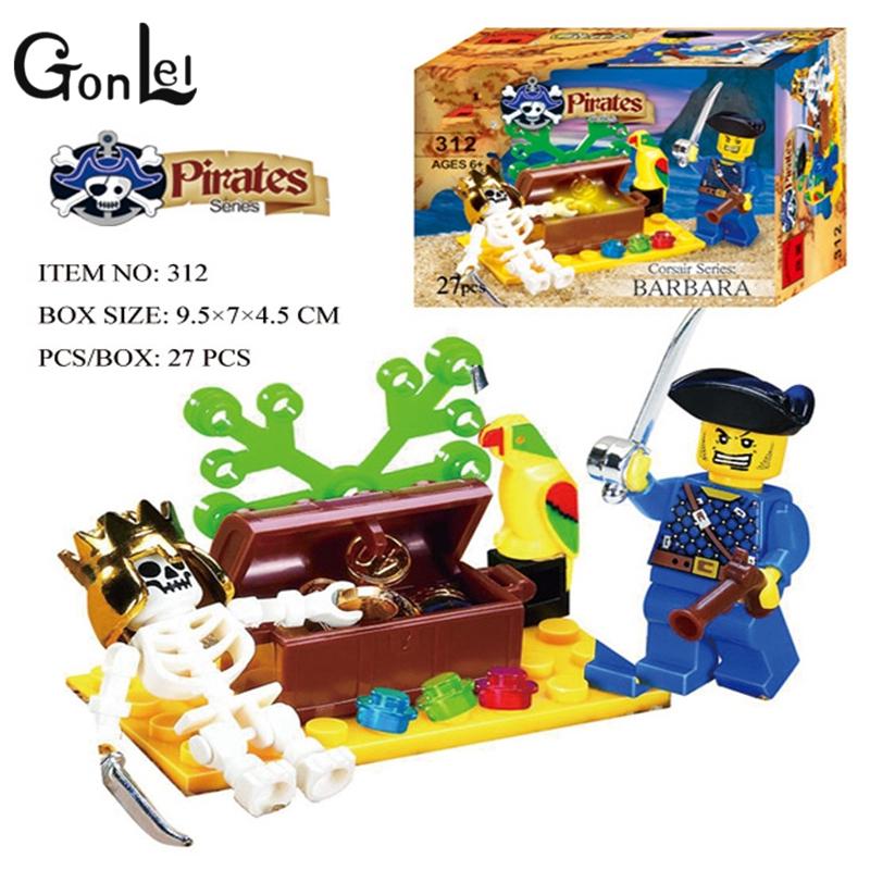 Buy ENLIGHTEN 312 Pirate Series Skeleton Island Building Blocks