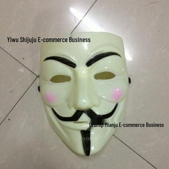 Custom V-Shaped Yellow Resin Mask - Thick Style Revenge Mask Mask