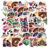 35pcs Las Vegas Themed Stickers Diy Diary Laptop Luggage Skateboard Graffiti Decals Fun For Stationery School Supplies