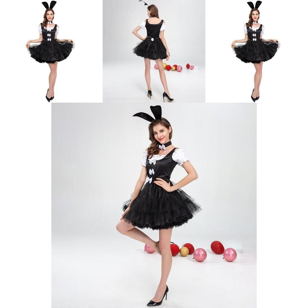 Halloween New Womens Cosplay Bunny Costume With Fluffy Skirt And Accessories For Parties Fun
