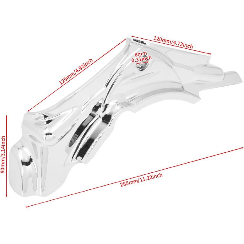 HDBUBALUS Motorcycle Cylinder Base Side Covers Fit for Harley Touring Road King Road Street Electra Glide 2007-2016 Dyna Fat Bob Low Rider Super