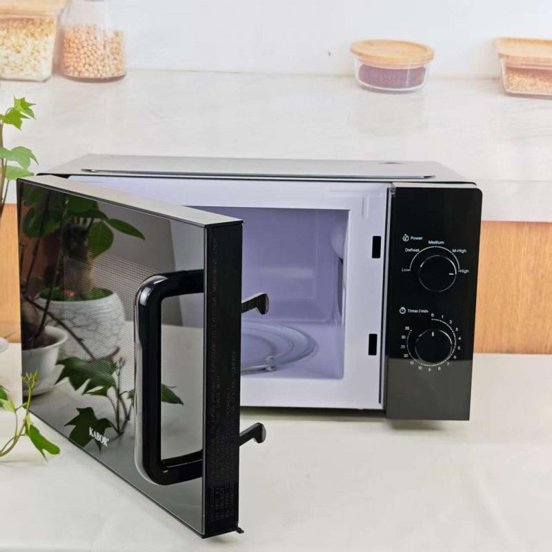 20L/25L Multi-functional Home Microwave Oven with Turntable and Mechanical Knob