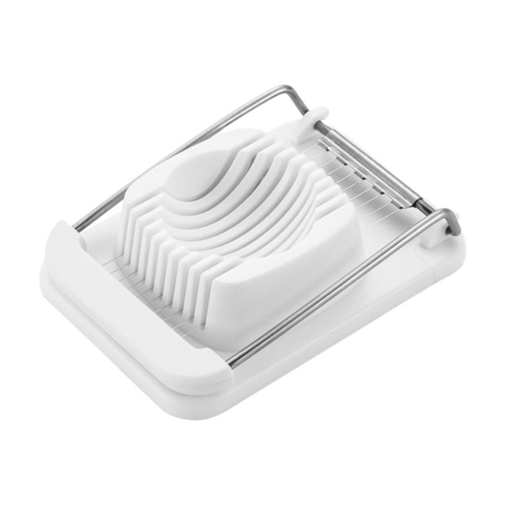 Rustproof Egg Slicer Multi-Functional Strawberry Slicer Ripe Egg Cutter  Quick Cutting белый