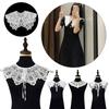 Embroidery Detachable Shirt False Collar Wraps Mini Cape Doll Fake Collar Women Shawl Fake Collar