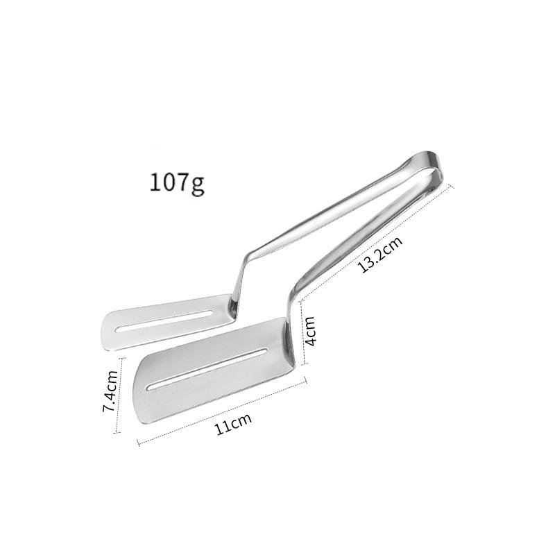 1PCS Mirror 304 Stainless Steel Steak Clip Household Kitchen Multi-functional Food Clip Barbecue Fried Fish Steak Shovel Pancake