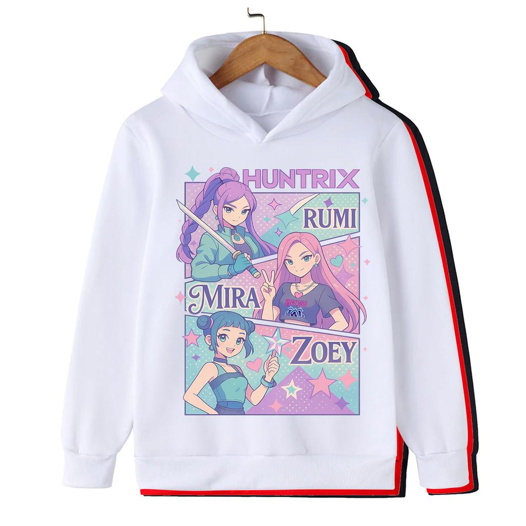 Winter New Saja Boys Band Hooded Sweatshirt Kpop Devil Pop Devil Hunter Inspired Movie Unisex High Quality Fashion Top