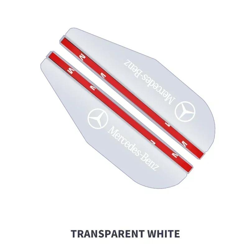 2026 Hot 2pcs Car Side Rearview Mirror Guard Cover Rain Eyebrow Covers Stickers For Mercedes Benz G S R C E B A Class GLA GLK E300 S200