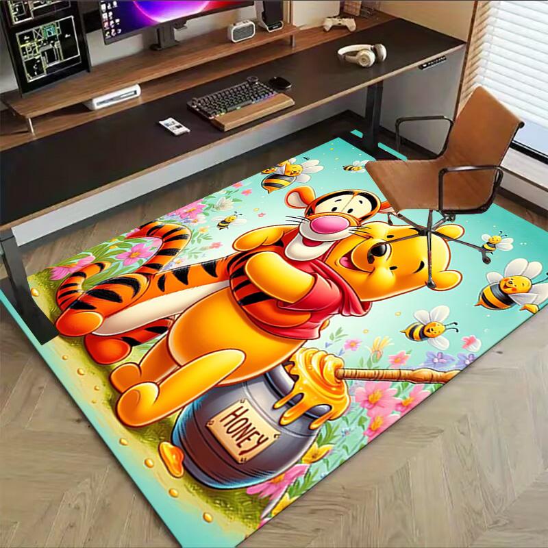 Piglet Winnie Pooh Honey Carpet For Playroom Bedroom Living Room Sofa Home Decorkids Game Area Rug Nonslip Floor Mat