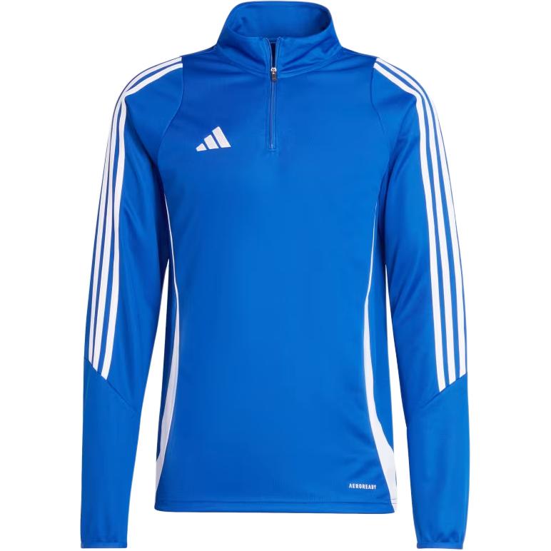 

Adidas Tiro 24 Quarter-Zip Training Striped Soccer Shirt Men tops Dark-Blue IS1042 L
