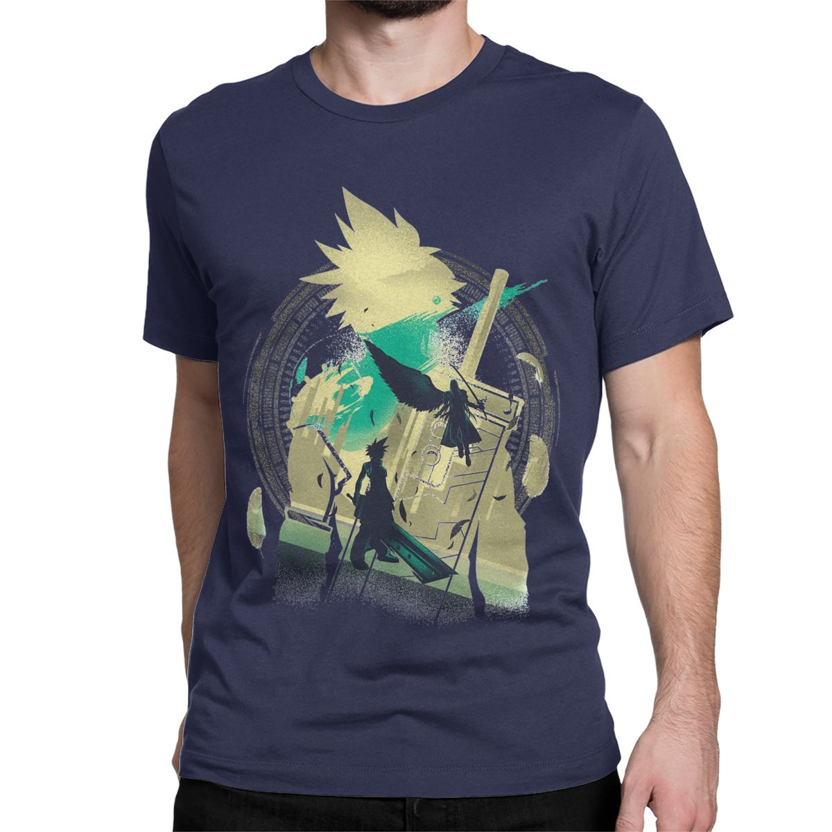 

Fantasy Final Soldier T-Shirts Men Women Game Vintage Cotton Tee Shirt Round Neck Short Sleeve T Shirts Gift Idea Clothing 4XL