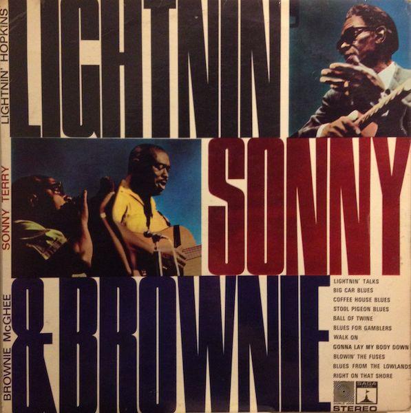 LP Record LIGHTNIN' HOPKINS , BROWNIE MCGHEE  - Lightnin' Sonny & Brownie EROS8079 Saga Eros 1965 UK Blues Used