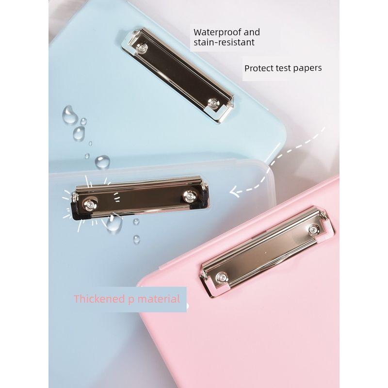 Multifunctional One-Thing Dual-Use A4 Plate Holder Writing Pad Test Paper Storage File Folder Only for Pupils Organize Fantastic
