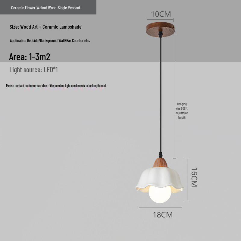 Chinese Retro Bedroom and Hallway Pendant Light
