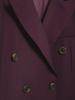 ZA Women's European & American Style Double-Breasted Suit Jacket with Wide-Leg Pants Set