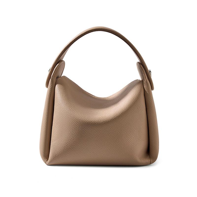 

Небольшие сумки через плечо из натуральной кожи для женщин, модные дизайнерские сумки-ведра, женские сумки-тоуты