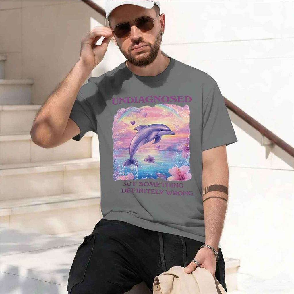 Undiagnosed But Something Is Wrong Tshirts Unisex Casual Short Sve Tshirt Harajuku Grh T Shirts Streetwear Tees 2026 New Model Sho
