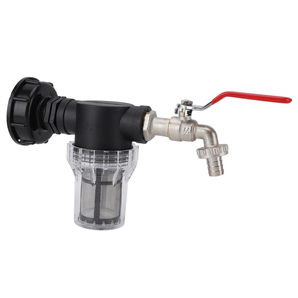 IBC Tank Filter Ton Barrel Filter Connector Large Flow Sealed IBC Tank Hose Adapter Ton Barrel