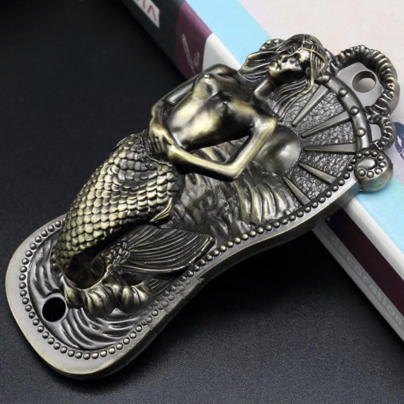 Vintage Mermaid Decorative Hook Wall Mount Curtain Coat Hat Hook Wall Art Decor Home Storage & Organization 5x12cm WWO66