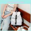 Embroidery Five Pointed Star Canvas Starry Dot Backpack For Casual Travel And Daily Use