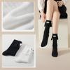 1/2Pair Fashion Socks for Adult Funny Magnetic Hand in Hand Black White  Mid-Tube Socks Cartoon Couple Socks Holiday Party Gifts