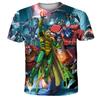 Summer Comfortable Soft Children's Clothing Fashion Transformers 3D Printed Round Neck Boys' Short Sleeved T-shirt